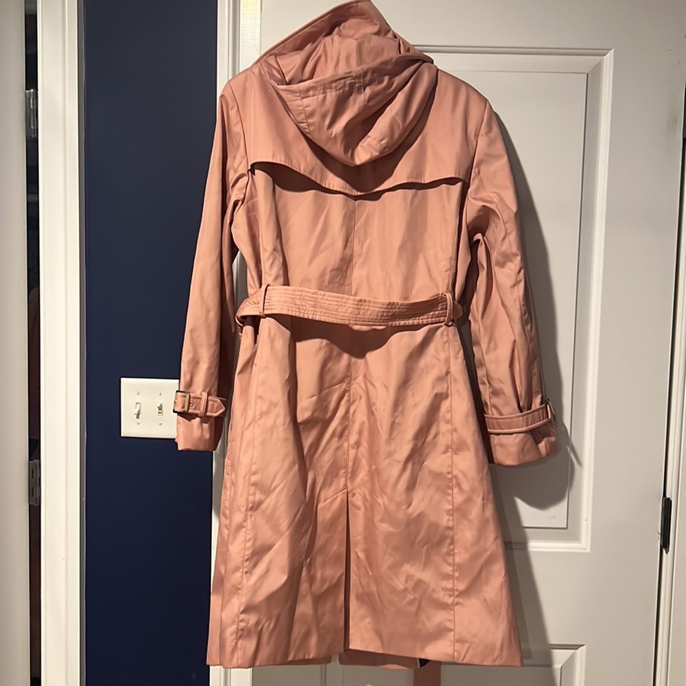 Calvin Klein Pink Trench Coat - Picture 2 of 4
